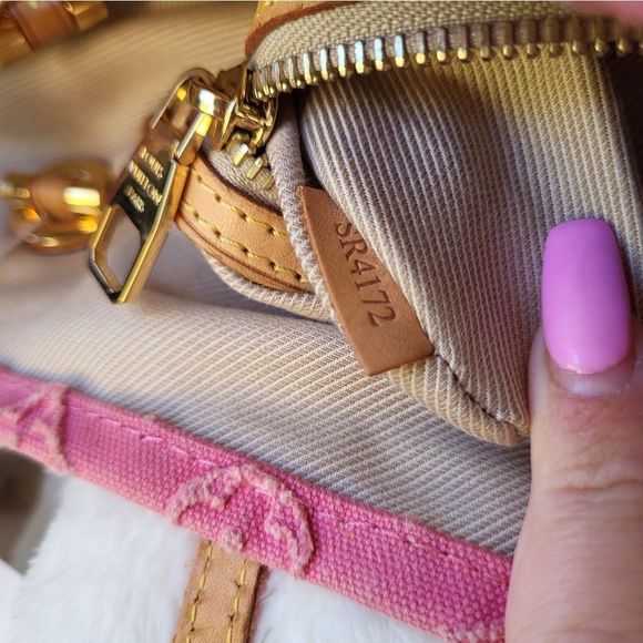 🩷AUTHENTIC Pink Louis Vuitton Neverfull MM Stone - Picture 8 of 15